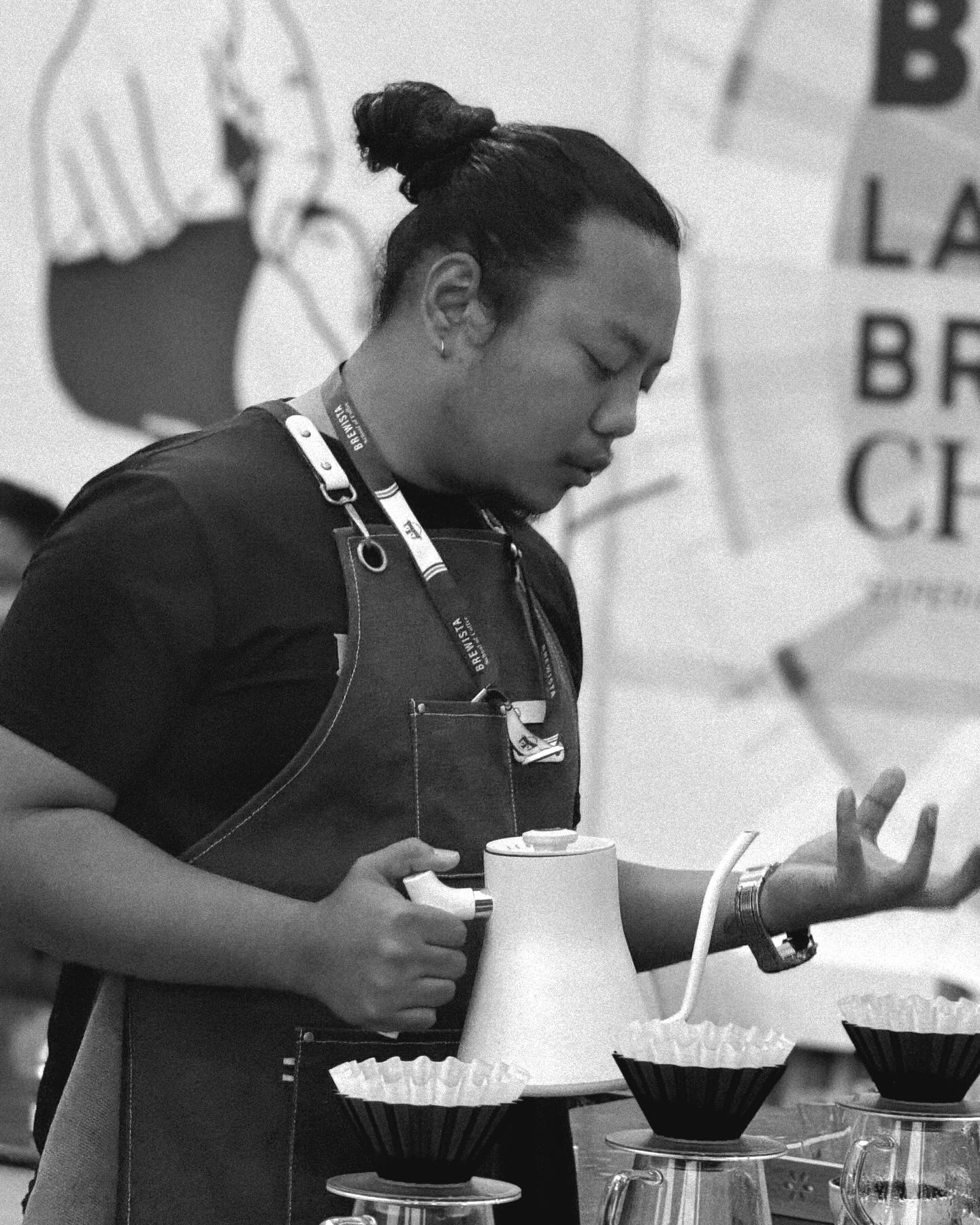 Professional barista training at Brewista