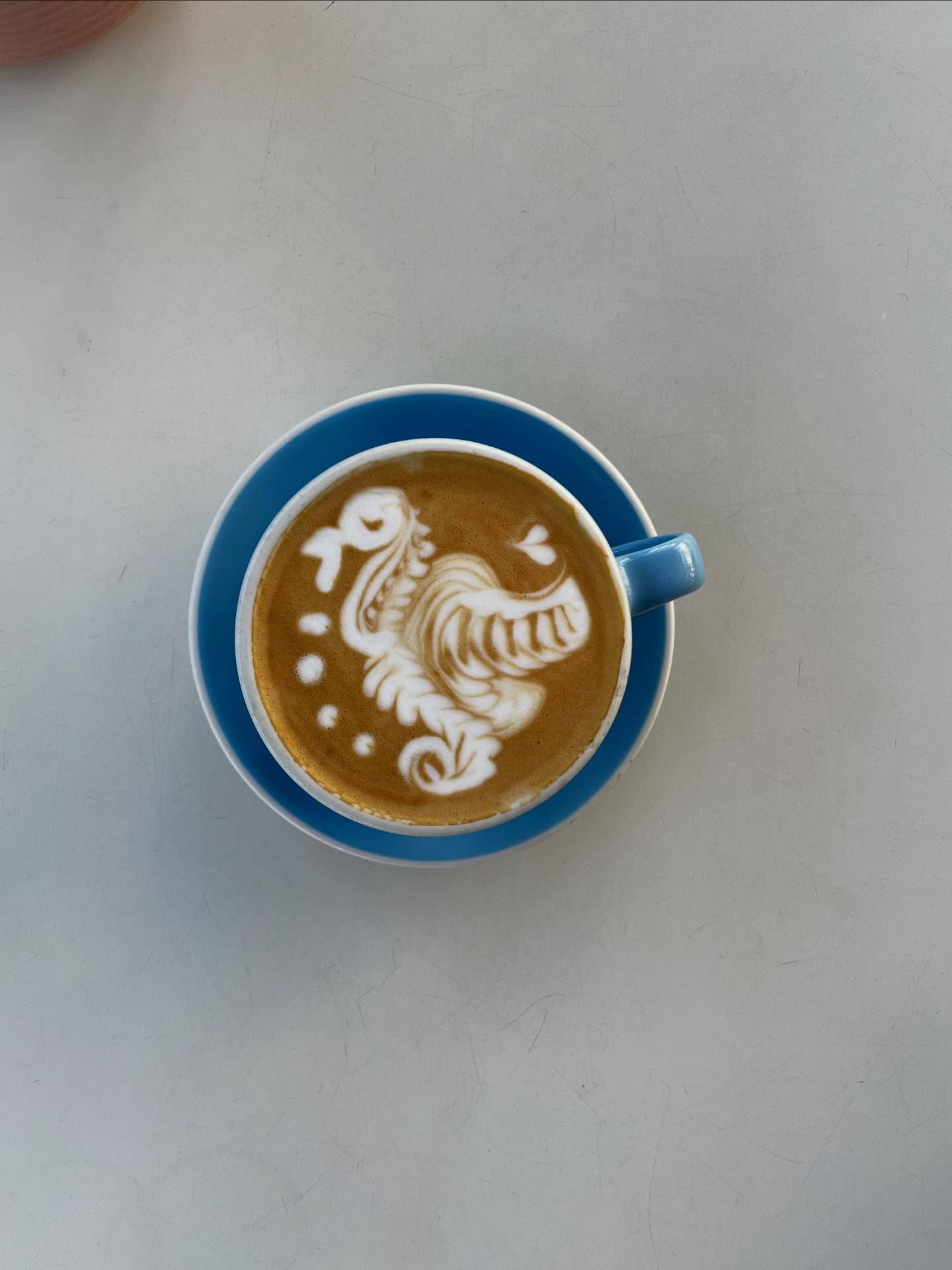 Signature latte art design